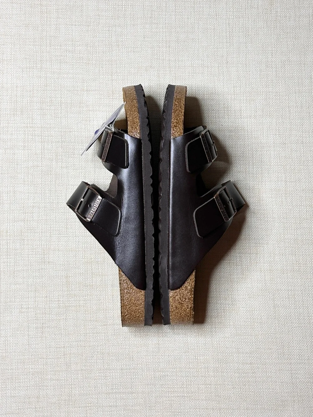 Birkenstock Arizona Soft Footbed Smooth Leather Sandals Amalfi Testa Di Moro